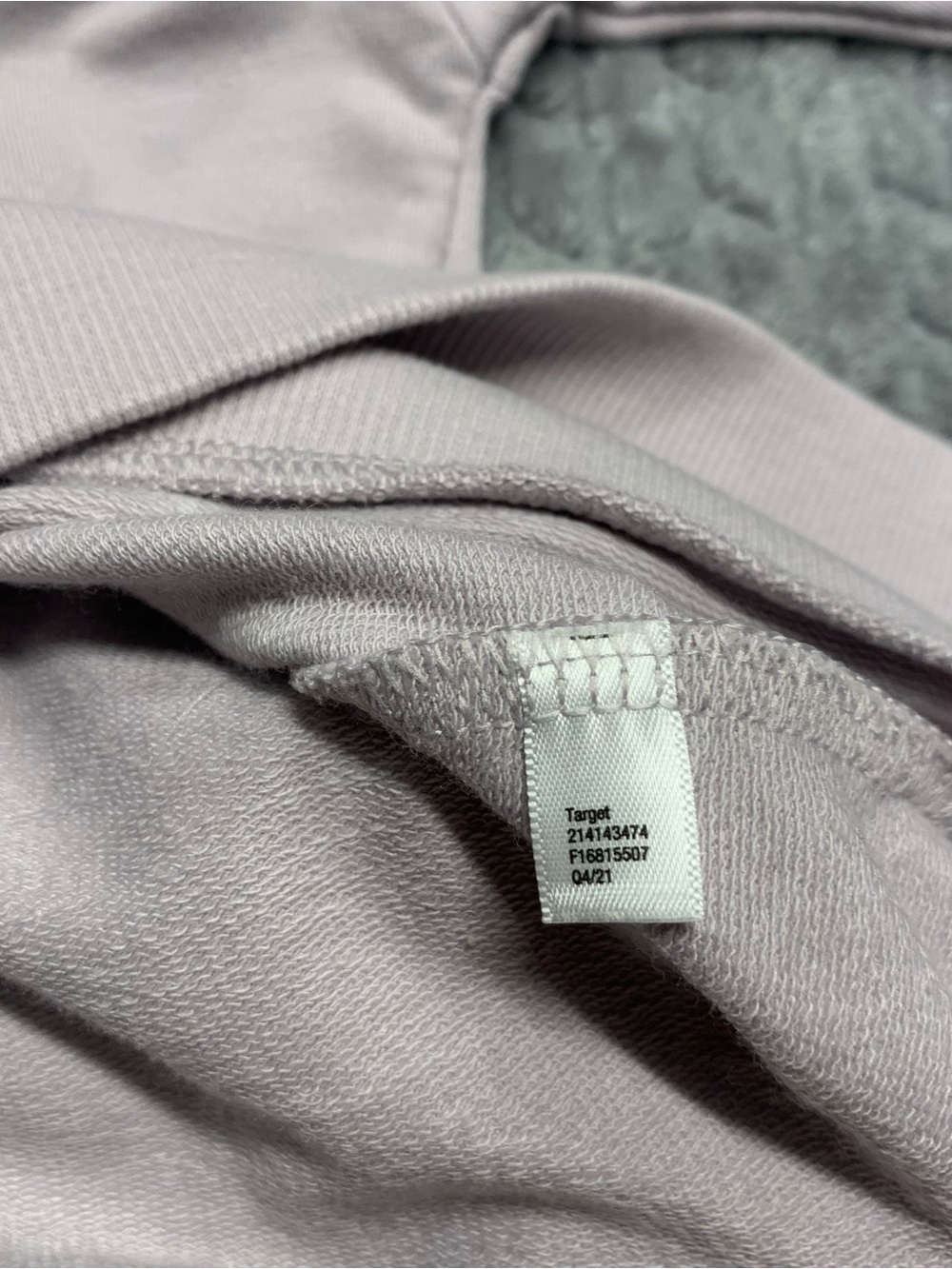 all in motion Lavender Mock Neck Sweatshirt - Picture 6 of 8